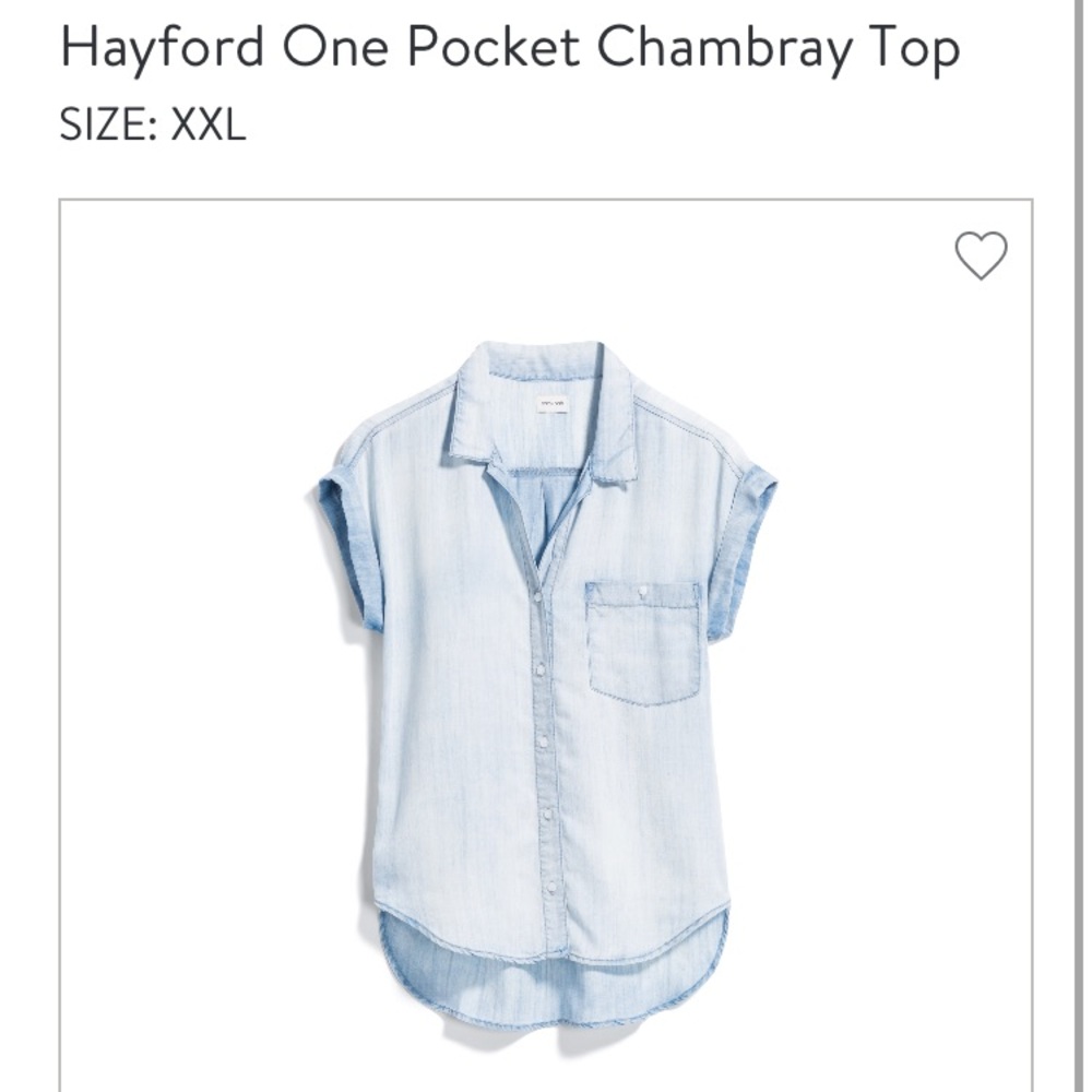 Chambray Top - Stitch Fix